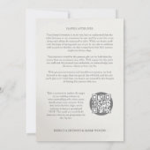 Save The Date Ethérée & Enchanter Botanique Soft Floral Photo (Dos)