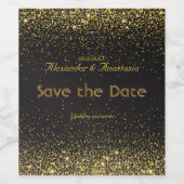 Save the date. étiquette bouteille mariage. Étique (Étiquettes simples)