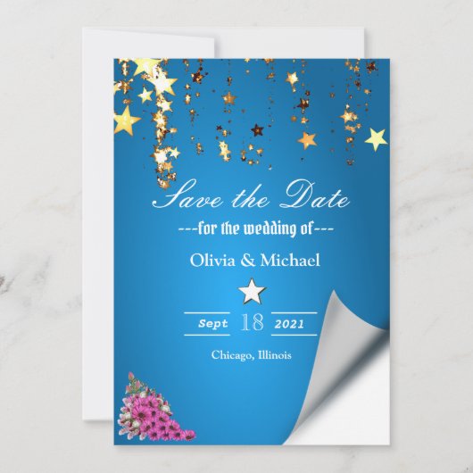 Save The Date Étoiles (Devant)