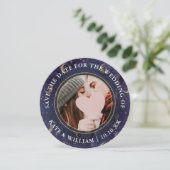 Save The Date Étoiles d'or spirituel céleste Étoiles de lune Mar (Debout devant)