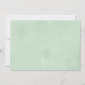 Save The Date Eucalyptus aquarelle (Dos)