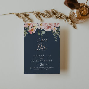 Save The Date Eucalyptus Garden Rose Mariage Floral