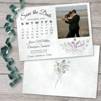Eucalyptus & Lavender Photo & Calendrier Mariage