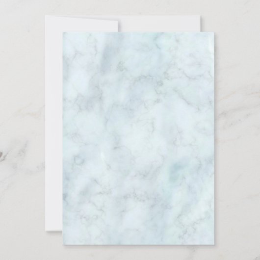 Save The Date Eucalyptus Marbre photo mariage Enregistrer la dat (Dos)