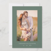 Save The Date Eucalyptus Photo Enregistrer La Date (Dos)