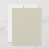 Save The Date Eucalyptus rustique et pin avec Mariage photo (Dos)