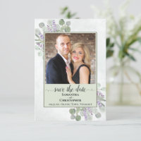 Eucalyptus rustique & Lavender Green Mariage Photo