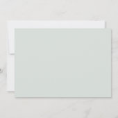 Save The Date Eucalyptus Verdure Botanique Mariage géométrique S (Dos)