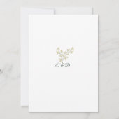 Save The Date Eucalyptus & White Florals Botanical Wedding (Dos)