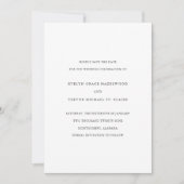 Save The Date Evelyn Simple Mariage élégant (Devant)