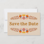 Save The Date Événement à ne pas manquer de typographie Western (Devant)
