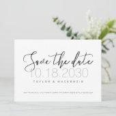 Save The Date Événement à ne pas manquer - Écriture minimale mod (Debout devant)