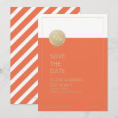 Save The Date Événement à ne pas manquer mariage moderne minimal (Devant / Derrière)