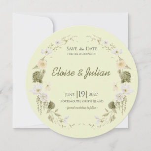 Save The Date Événement à ne pas manquer Moderne Botanique Vert