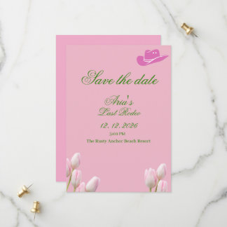 Save The Date Événement de dernière chance pour l'enterrement de