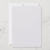 Save The Date Événement Mariage Date Limite Simple et Moderne (Dos)