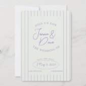 Save The Date Événement Mariage Date Limite Simple et Moderne (Devant)