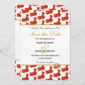 Save The Date Événement spécial de mariage chrétien en CHINE (Devant / Derrière)