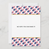 Save The Date Événement spécial de mariage USA AMÉRIQUE (Dos)