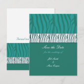 Save The Date Événement Teal Green à ne pas manquer (Devant / Derrière)