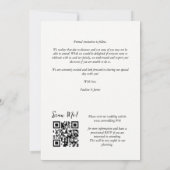 Save The Date Exquisite Chic Botanical Arch Frame Photo Wedding  (Dos)