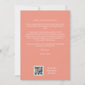 Save The Date Exquisite Romantic Minimalist Floral Bouquet (Dos)