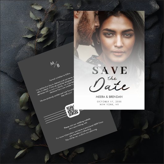 Save The Date Exquisite Romantic Translucent & Laser Cut Effect