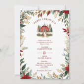 Save The Date Exquisite Rustic Barn Farmhouse Fall Floral Frame (Devant)