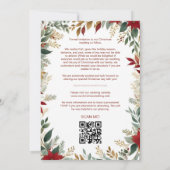Save The Date Exquisite Rustic Barn Farmhouse Fall Floral Frame (Dos)