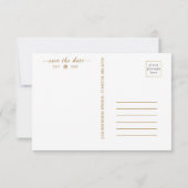 Save The Date Fab Chartreuse 🤵 Mariage audacieux et élégant à p (Dos)