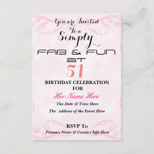 Save The Date FAB & FUN simple à 51 -