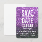 Save the date | Fab pourpre Lit Nite (Devant / Derrière)