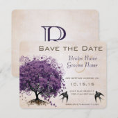 Save The Date Faire enregistrer simplement la date de la Saint-V (Devant / Derrière)