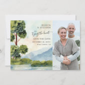 Save The Date Faire part de conservation de la date de mariage à (Devant)