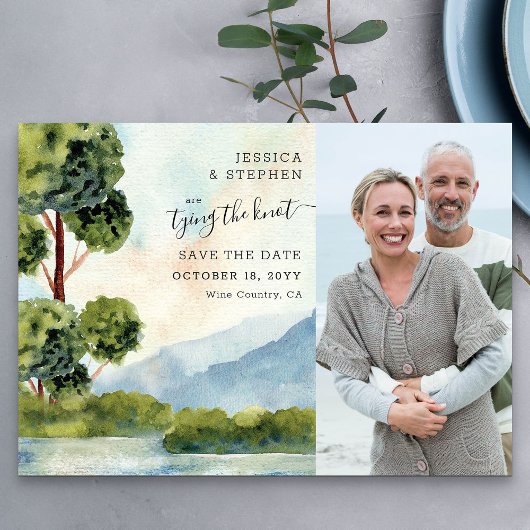 Save The Date Faire part de conservation de la date de mariage à