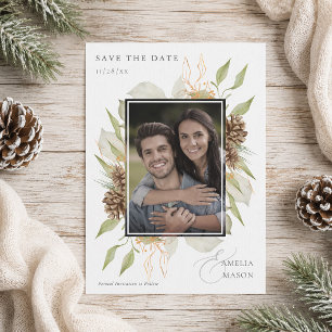 Save The Date Faire part de date de mariage avec photo de verdur