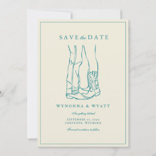 Save The Date Faire part de date de sauvegarde photo moderne rus