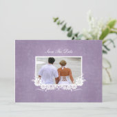 Save The Date Faire part de fiançailles de mariage à jour (Debout devant)