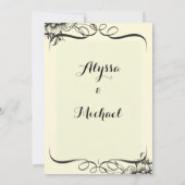 Save The Date faire part de mariage (Dos)