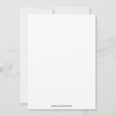 Save The Date Faire part de mariage {Bloc de couleur} (Dos)