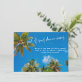 Save The Date Faire part de mariage de plage drôle avec photo (Debout devant)