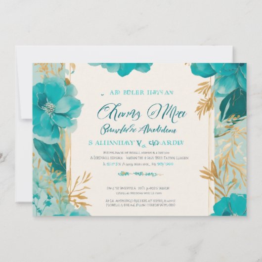 Save The Date faire part de mariage moderne  (Dos)