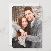 Save The Date Faire part de mariage photo Confetti Blush Gold (Dos)