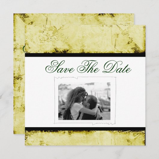 Save The Date Faire part de mariage pour sauvegarder la date (Devant / Derrière)