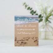 Save The Date Faire part de mariage 'Sauver la date' (Debout devant)