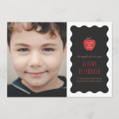 Save The Date Faire part de remise de diplôme de maternelle Wavy (Devant)