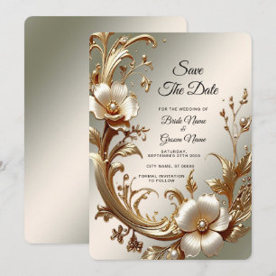 Save The Date Faire part floral or en avance