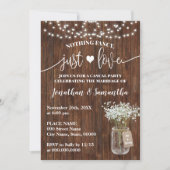 Save The Date Faire simple, juste l'amour Mariage sur le pouce I (Devant)