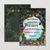 Save The Date Fairy Whimsical Forest of Magic (Devant / Derrière)