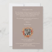 Save The Date Fall Brown Gold Exquisite Modern 3 Wedding Photos (Dos)
